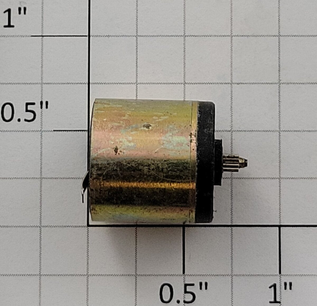 Faulhaber 1616E012S 12-Volt DC Can Motor with Pinion Gear