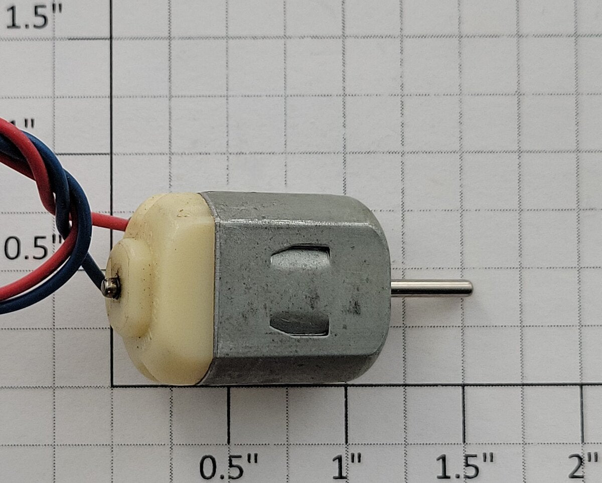 Mabuchi 1110-0002 4-Volt DC Can Motor with Wire