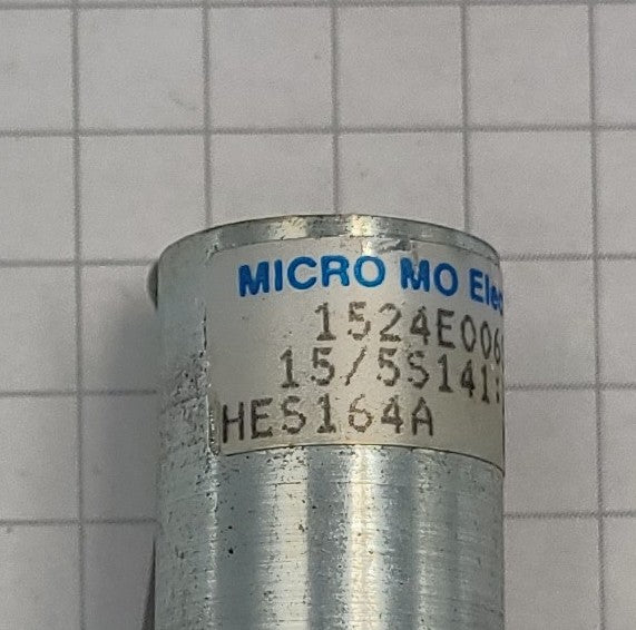 Faulhaber 1524E006S123 6 Volt DC Can Motor with Encoder and Gear Box