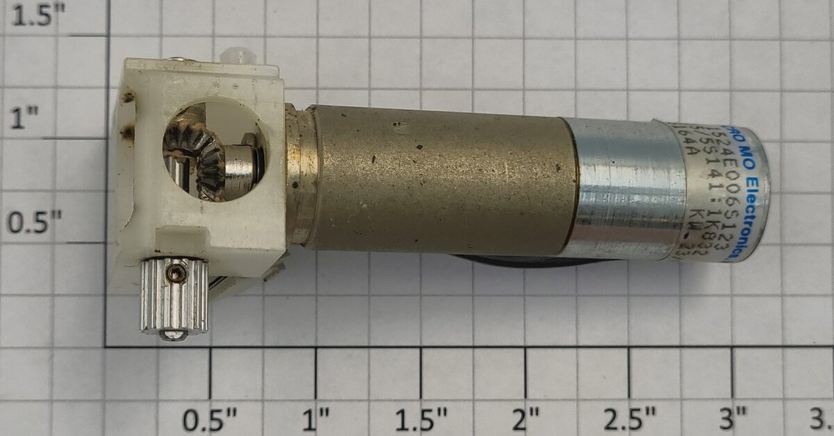 Faulhaber 1524E006S123 6 Volt DC Can Motor with Encoder and Gear Box