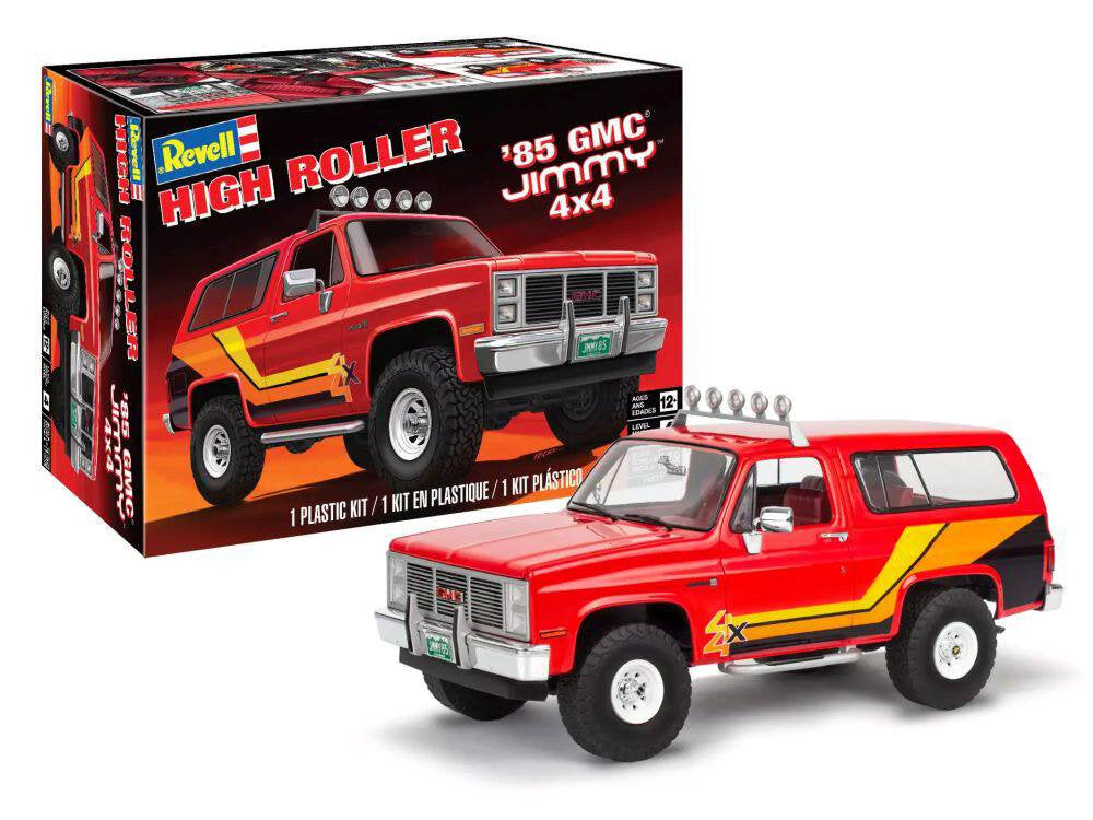 Revell 14577 1:25 1985 GMC Jimmy 4x4 High Roller Truck Plastic Model Kit