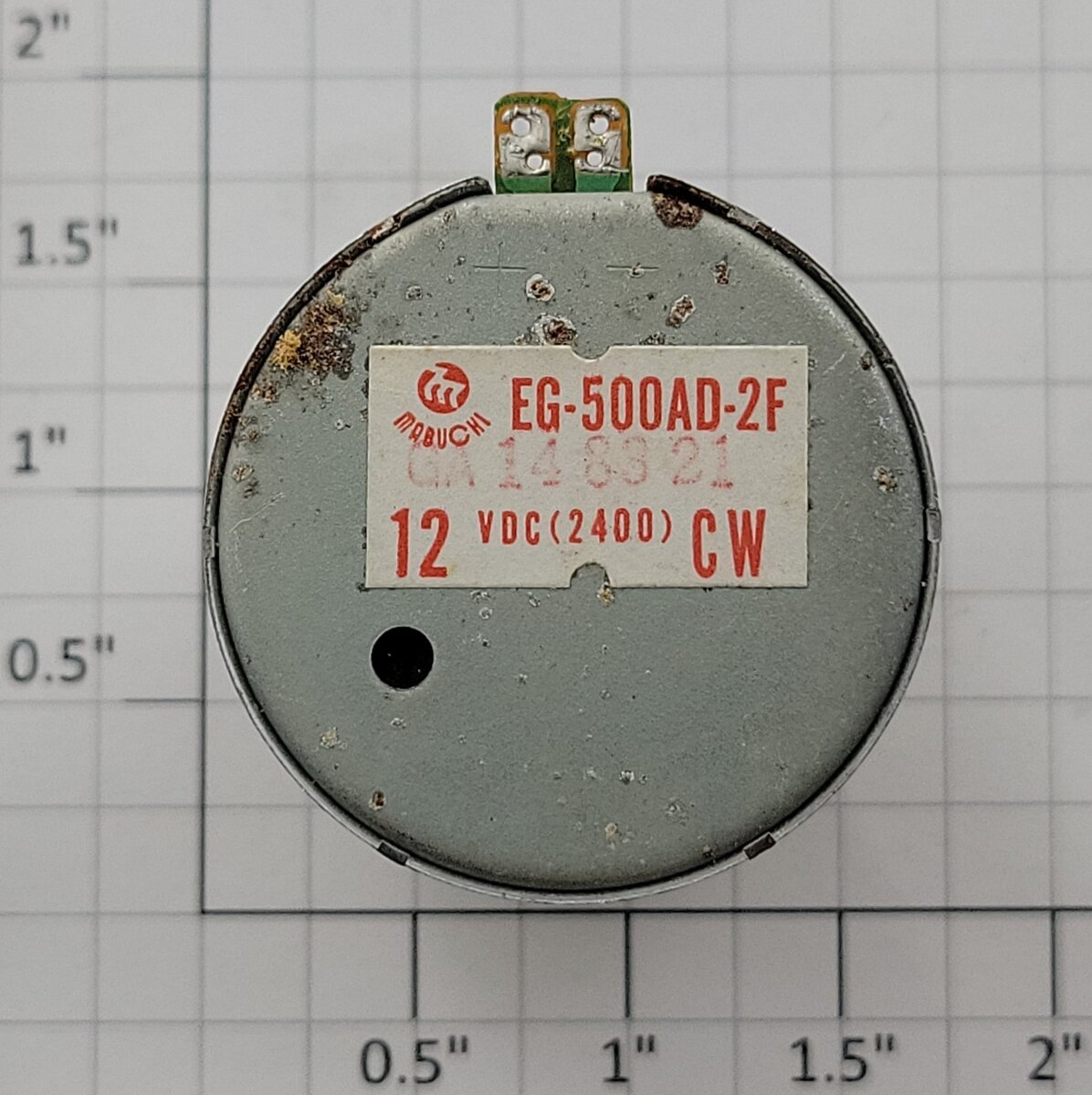 Mabuchi EG-500AD-2F 12-Volt DC Can Motor
