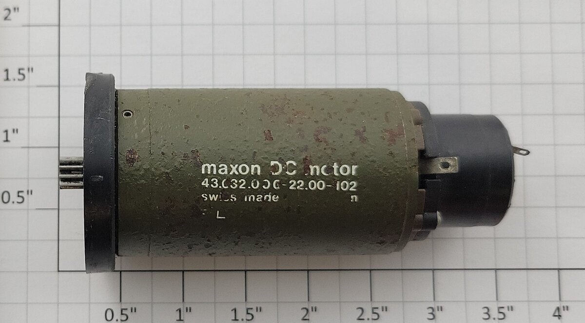 Maxon 43.032.00.0022.00102 12-Volt DC Can Motor