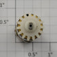 Acme CN16-01608 6-Volt DC Can Motor with Gearhead