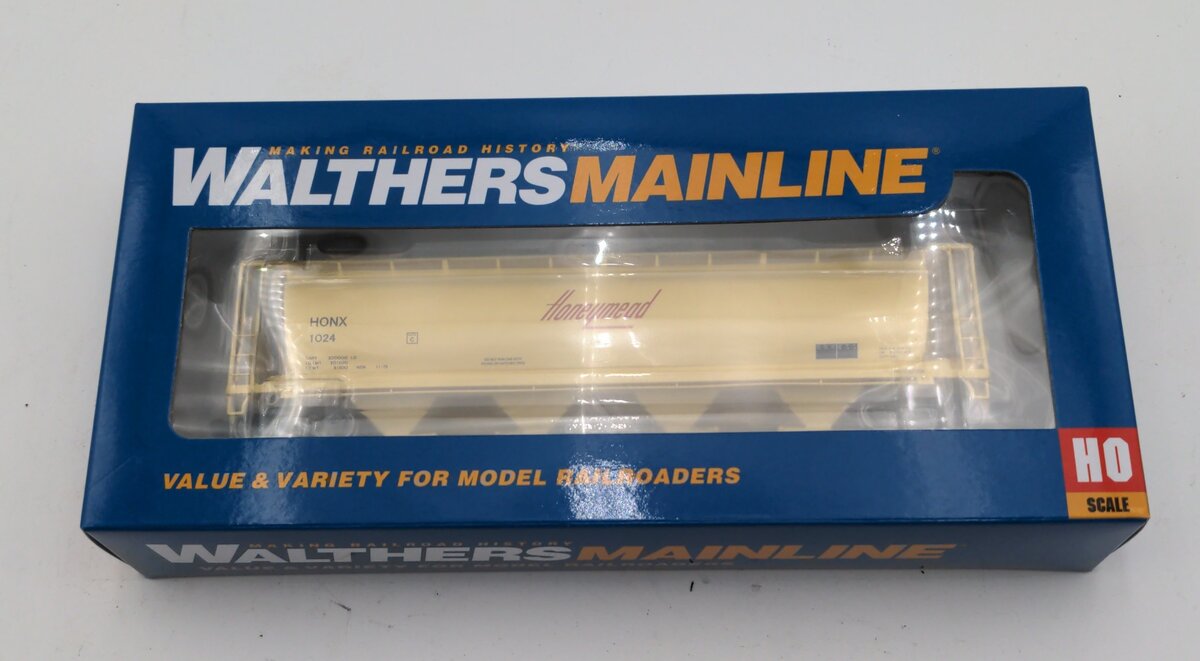 Walthers 910-7899 HO Honeymead 59' Cylindrical Hopper Ready to Run #1024