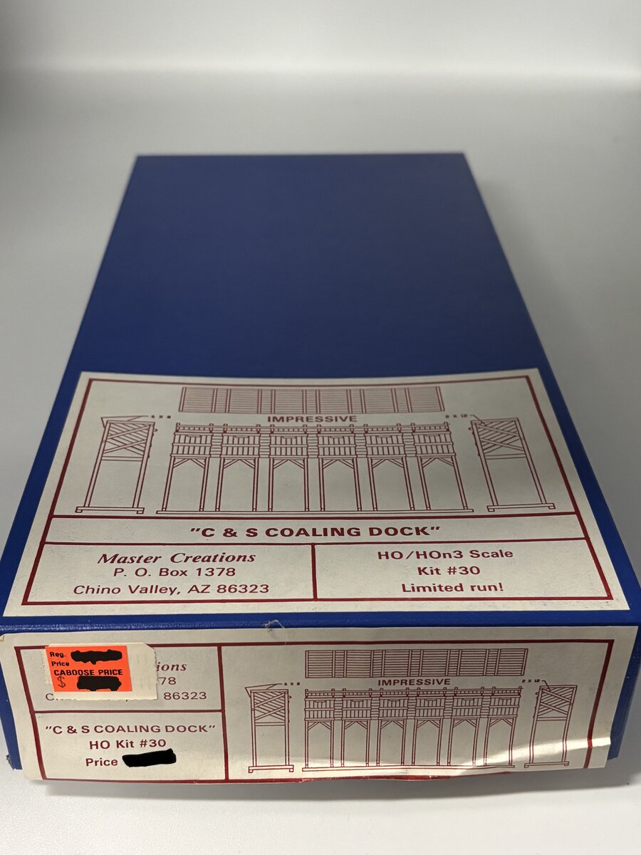 Master Creations 30 HO C&S Coaling Dock Build Kit