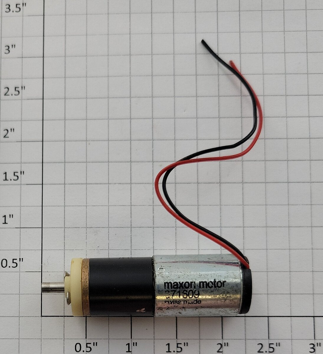 Maxon 371609 16-Volt DC Motor 44mm x 17mm Gearbox 29:1 Ratio