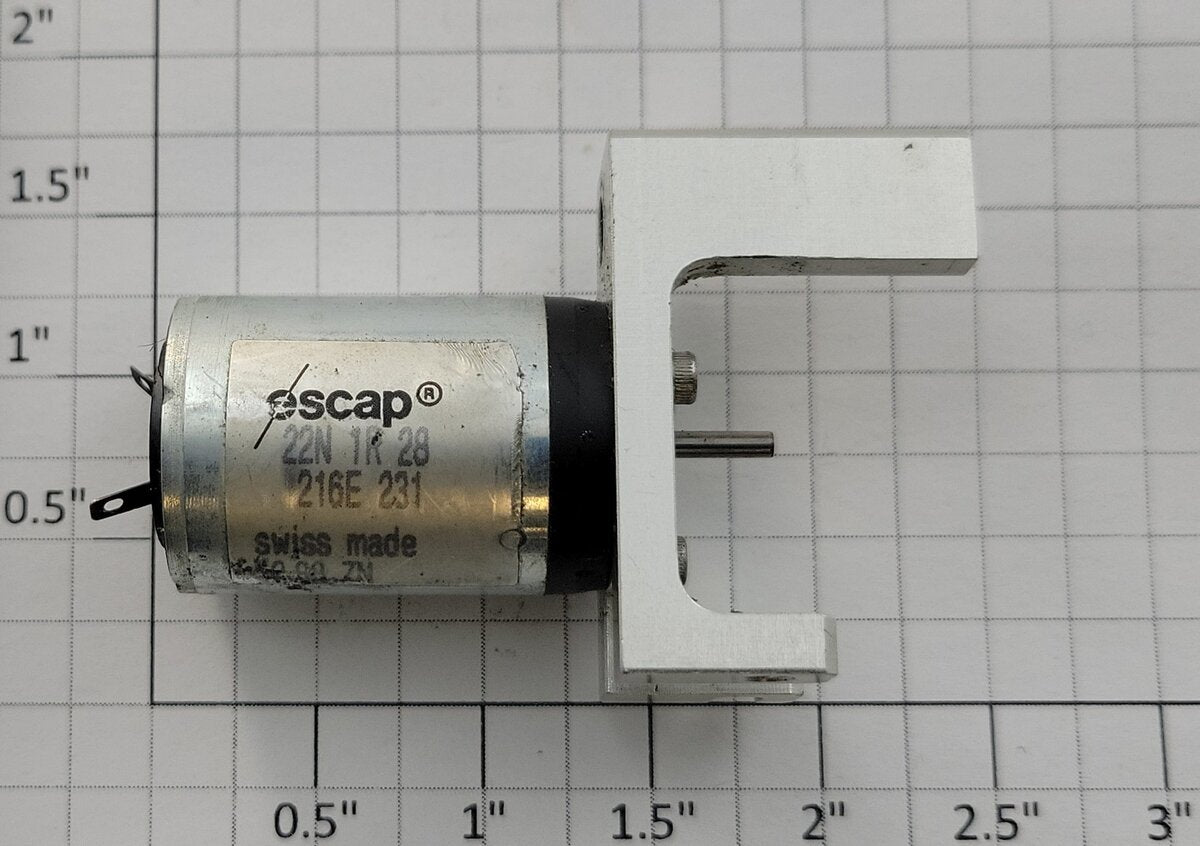 Escap 22N1R28 216E 231 6-Volt DC Can Motor with Bracket