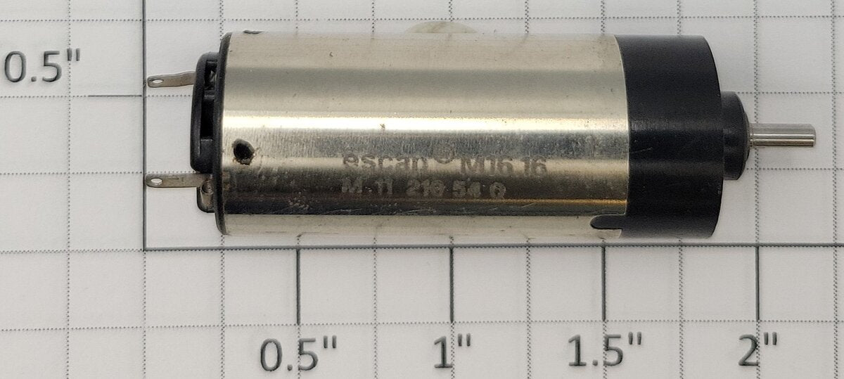 Escap M 11 210 54.0 12 Volt Can Motor with Gearbox