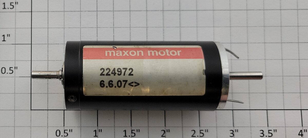 Maxon 224972 16-Volt DC Can Motor with Dual Shaft