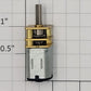 Pololu 1100 6-Volt DC Flat Can Motor with Open Frame Gearbox