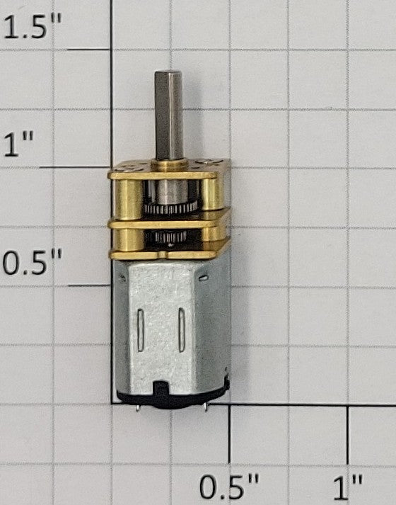 Pololu 1100 6-Volt DC Flat Can Motor with Open Frame Gearbox