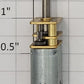 Pololu 1100 6-Volt DC Flat Can Motor with Open Frame Gearbox