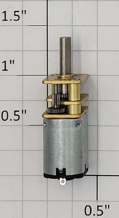 Pololu 1100 6-Volt DC Flat Can Motor with Open Frame Gearbox