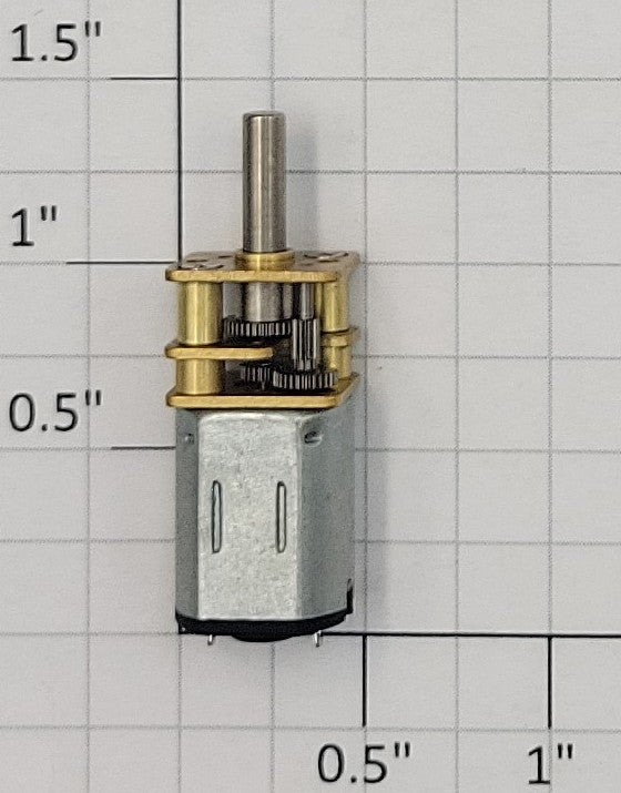 Pololu 1100 6-Volt DC Flat Can Motor with Open Frame Gearbox