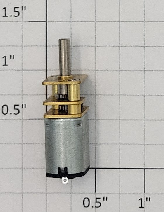 Pololu 1100 6-Volt DC Flat Can Motor with Open Frame Gearbox
