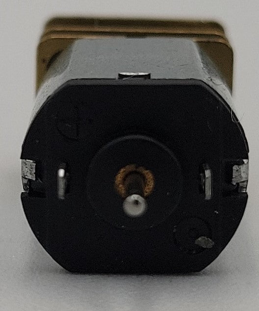 Pololu 2373  6-Volt DC Extended Shaft Flat Can Motor with Open Frame Gearbox