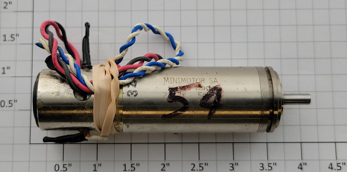 Faulhaber 2251R012S 12-Volt DC Can Minimotor with Wiring