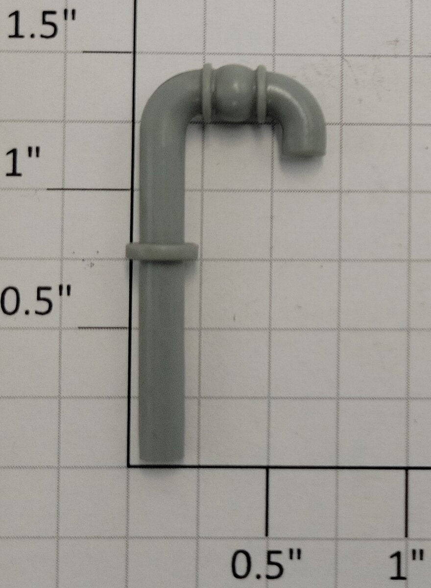 Lionel 12912-46 Unpainted Gray Outlet Pipe