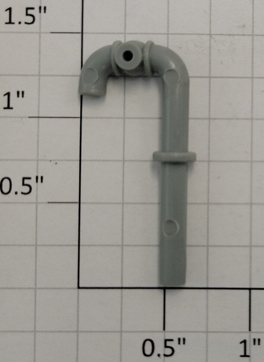 Lionel 12912-46 Unpainted Gray Outlet Pipe