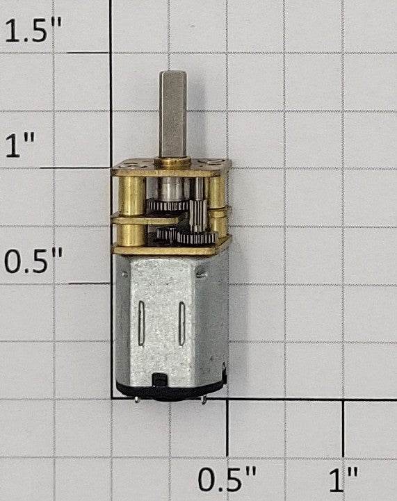 Pololu 1099 6-Volt DC Flat Can Motor with Open Frame Gearbox