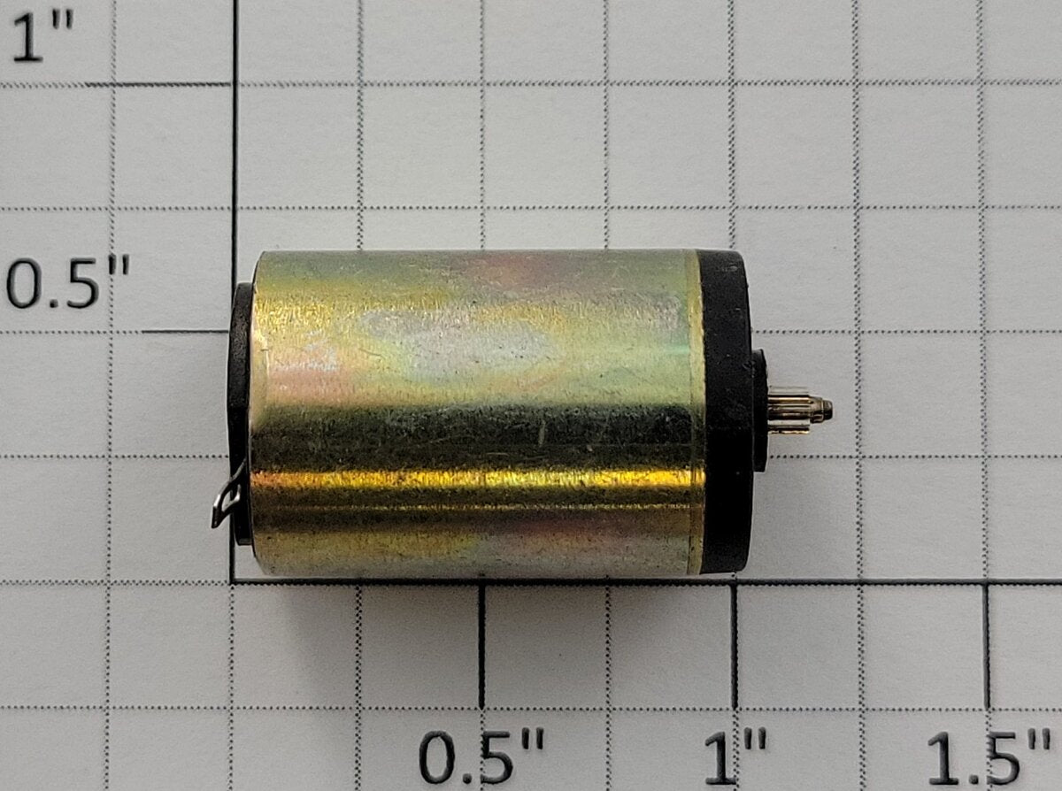 Faulhaber 1624E4.5S 12-Volt DC Can Motor with 2.0mm Pinion Gear