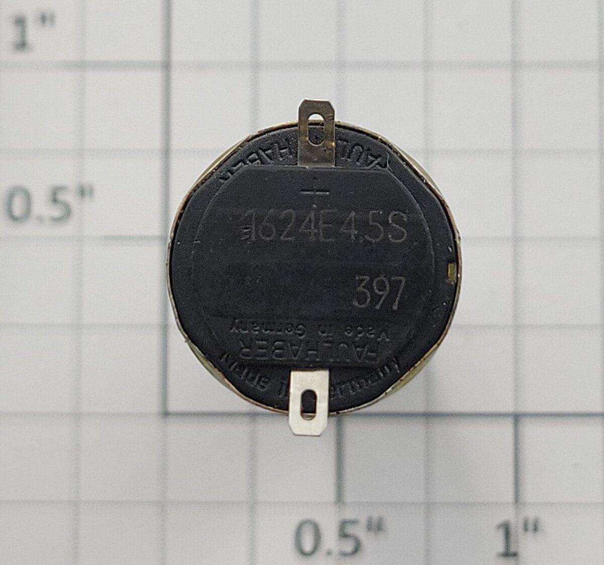 Faulhaber 1624E4.5S 12-Volt DC Can Motor with 2.0mm Pinion Gear