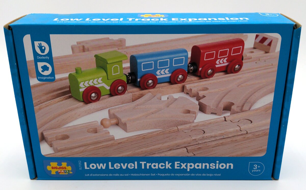 Big Jig Rails BJT052 Wooden Low Level Track Expansion Pack