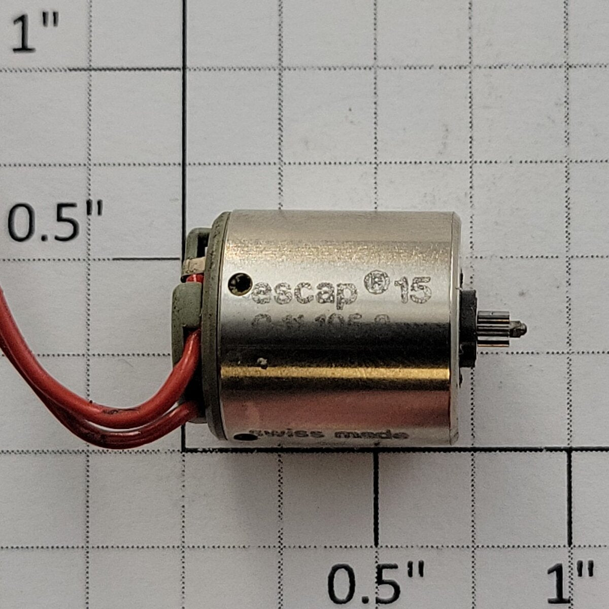 Escap C 11 105 2 12-Volt DC Can Motor with 2.5mm Pinion Gear