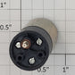 Faulhaber 2034A015S 3-Volt DC Can Motor with Offset Gearbox