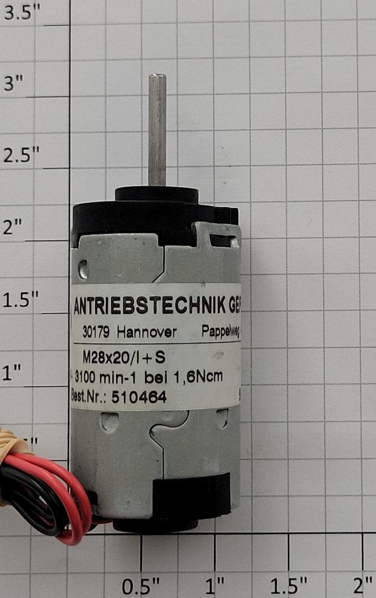 Antriebstechnik Gefeg 510460 6-Volt DC Can Motor