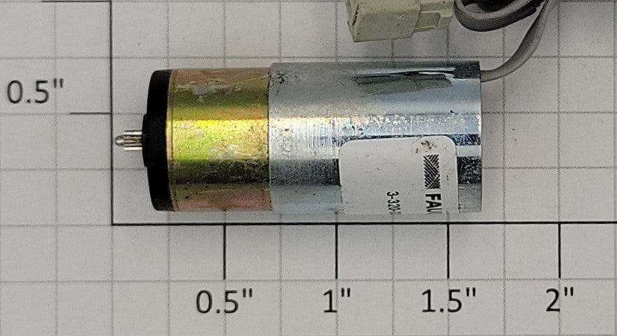 Faulhaber 3-320-0007 12-Volt DC Can Micromotor with Pinion Gear