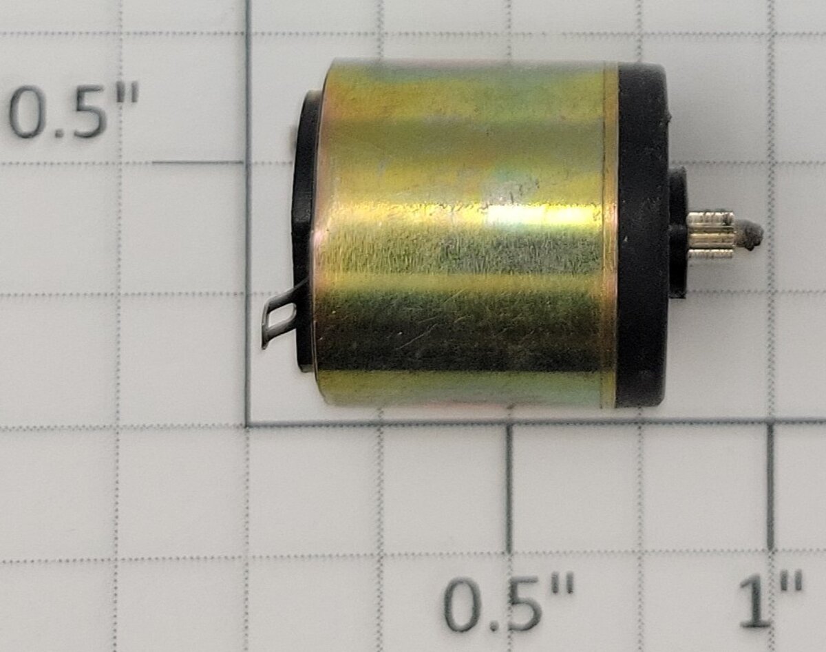 Faulhaber 1616E004S 4-Volt DC Can Motor with Pinion Gear