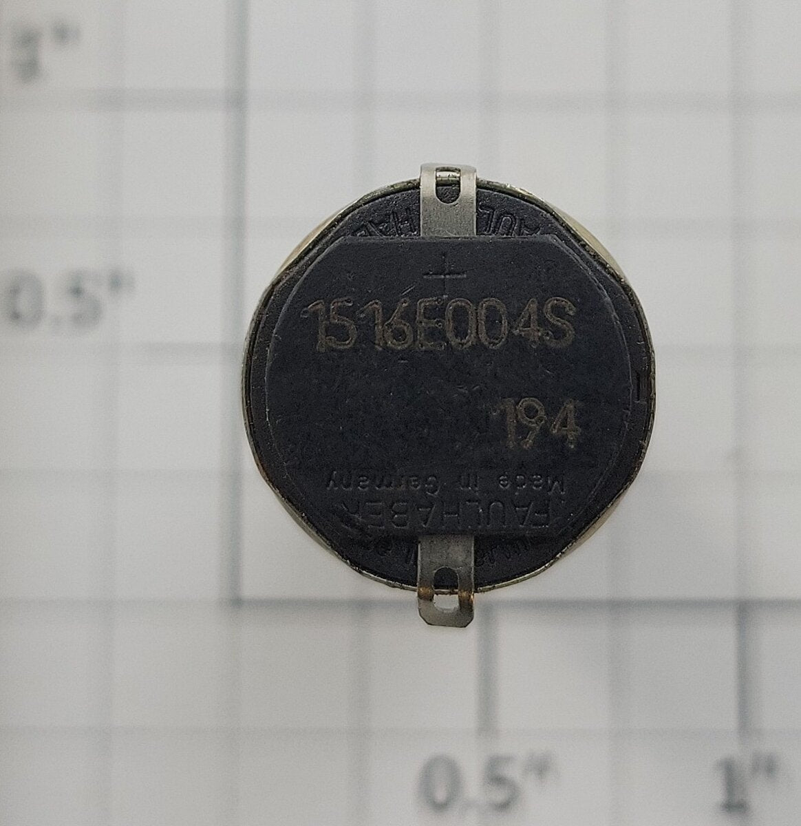 Faulhaber 1516E004S 4-Volt DC Can Micromotor with Pinion Gear