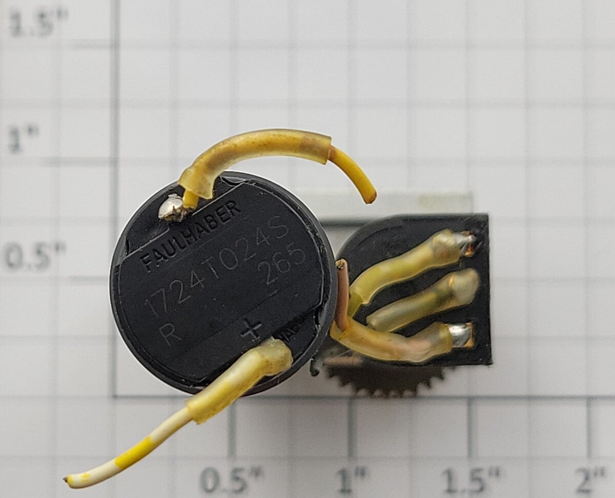 Faulhaber 1724T024S 20-Volt DC Can Motor with Gearhead and Encoder