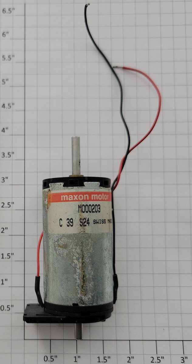 Maxon M000203 12-Volt DC Can Motor with Dual Shaft
