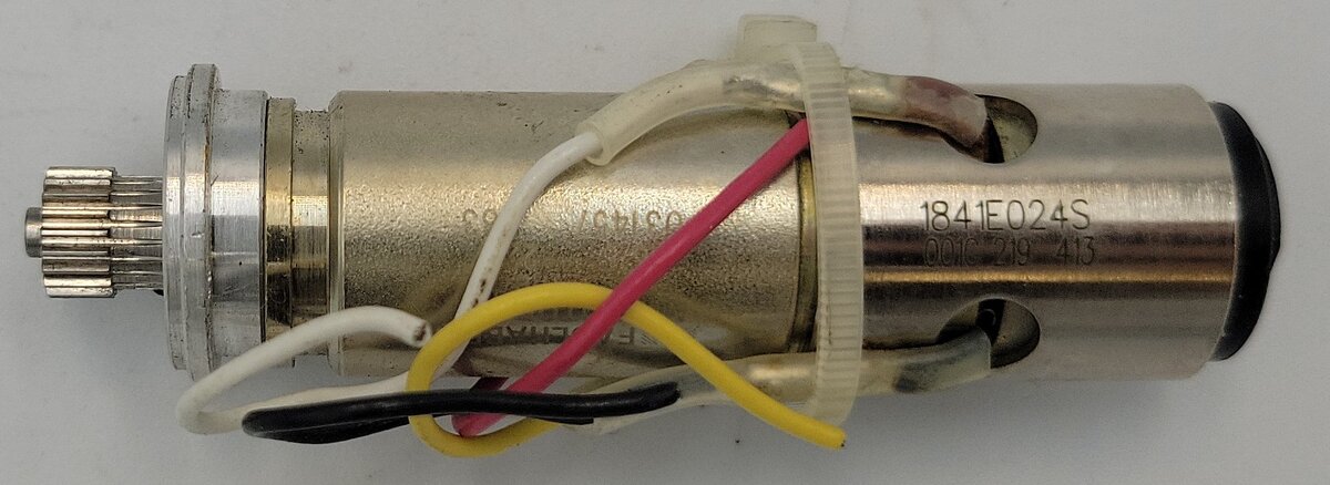 Faulhaber 1841E024S 20 Volt DC Can Gear Motor with Pinion Gear