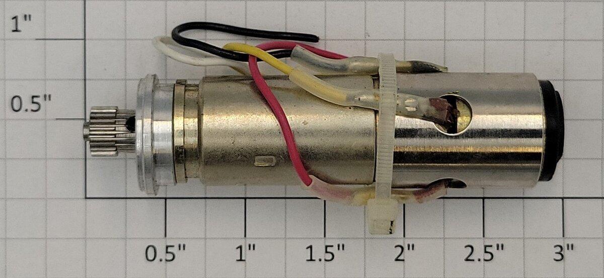 Faulhaber 1841E024S 20 Volt DC Can Gear Motor with Pinion Gear
