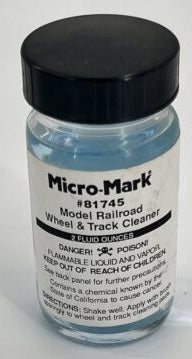 Micro-Mark 81745 Model Railroad Wheel & Track Cleaner 2 Ounces Bottle