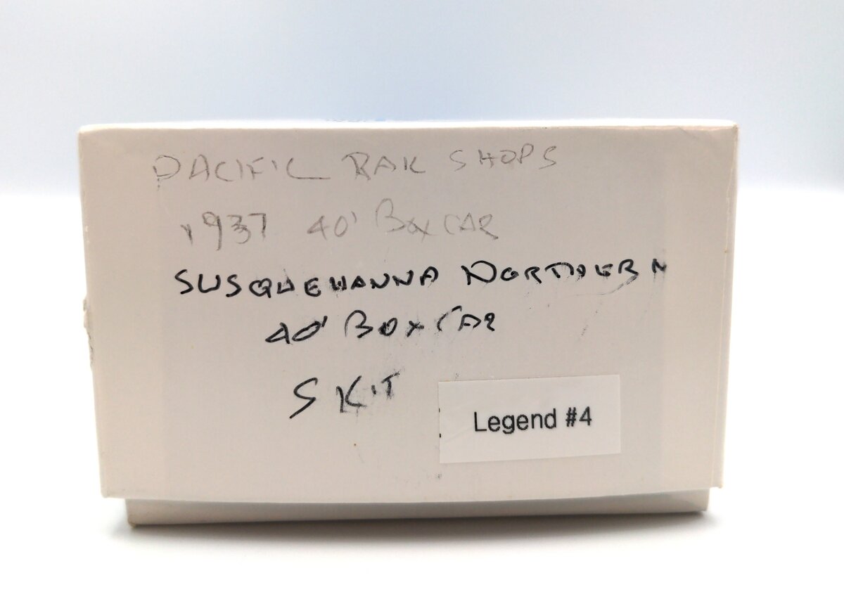 Pacific Rail S Scale 1937 Susquehanna Northern AAR 40' Boxcar #12003