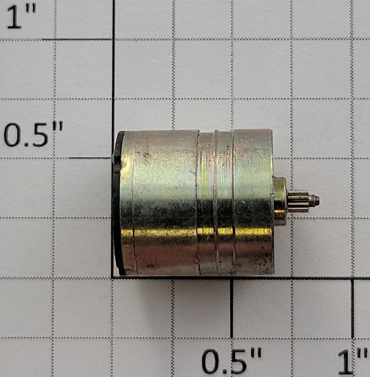 Faulhaber 1516012 12-Volt DC Can Micromotor with Pinion Gear