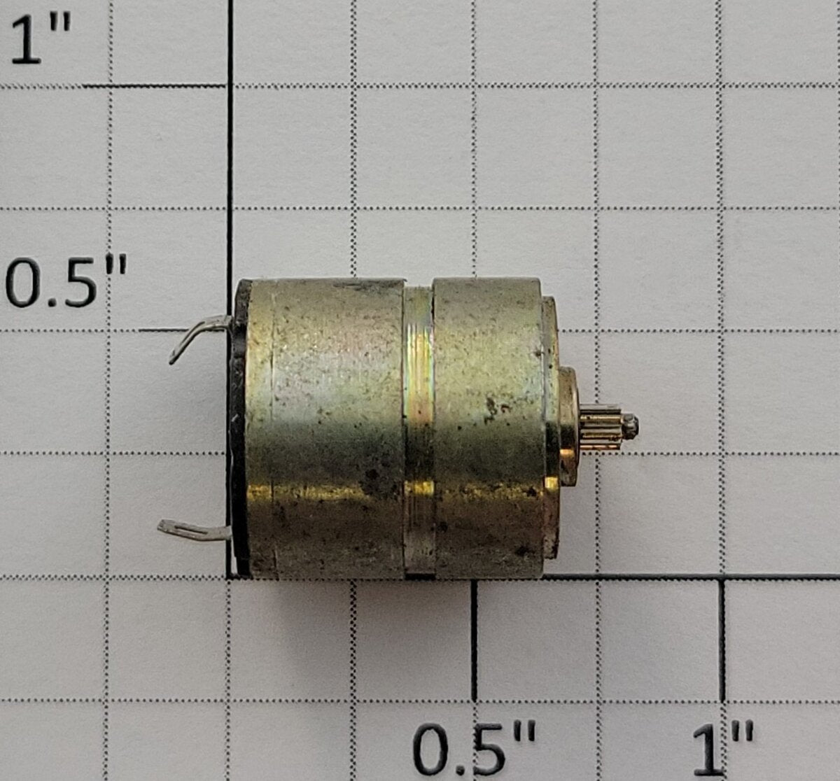 Faulhaber 1516012X 12-Volt DC Can Micromotor with Pinion Gear
