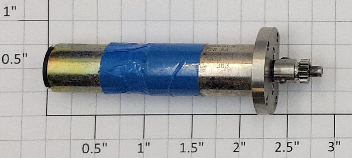 Faulhaber 1331T024S 20-Volt DC Can Motor with Pinion Gear
