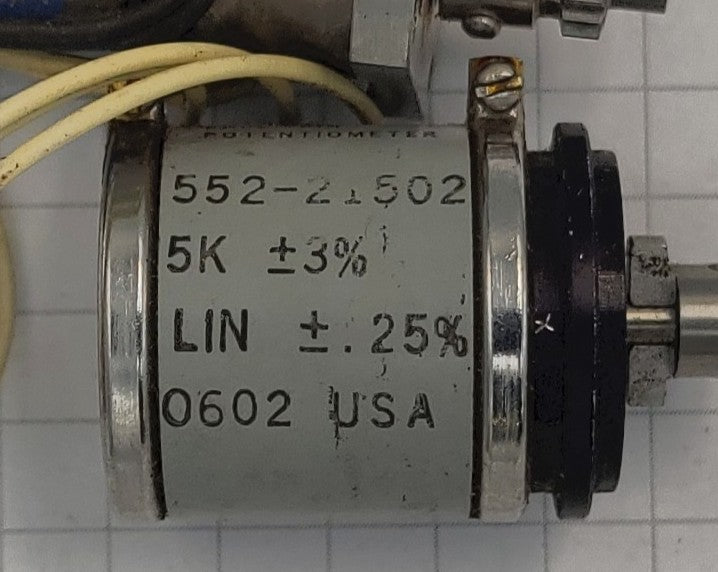 Faulhaber 1331T024S 20 Volt DC Can Motor with Potentiometer and Connector