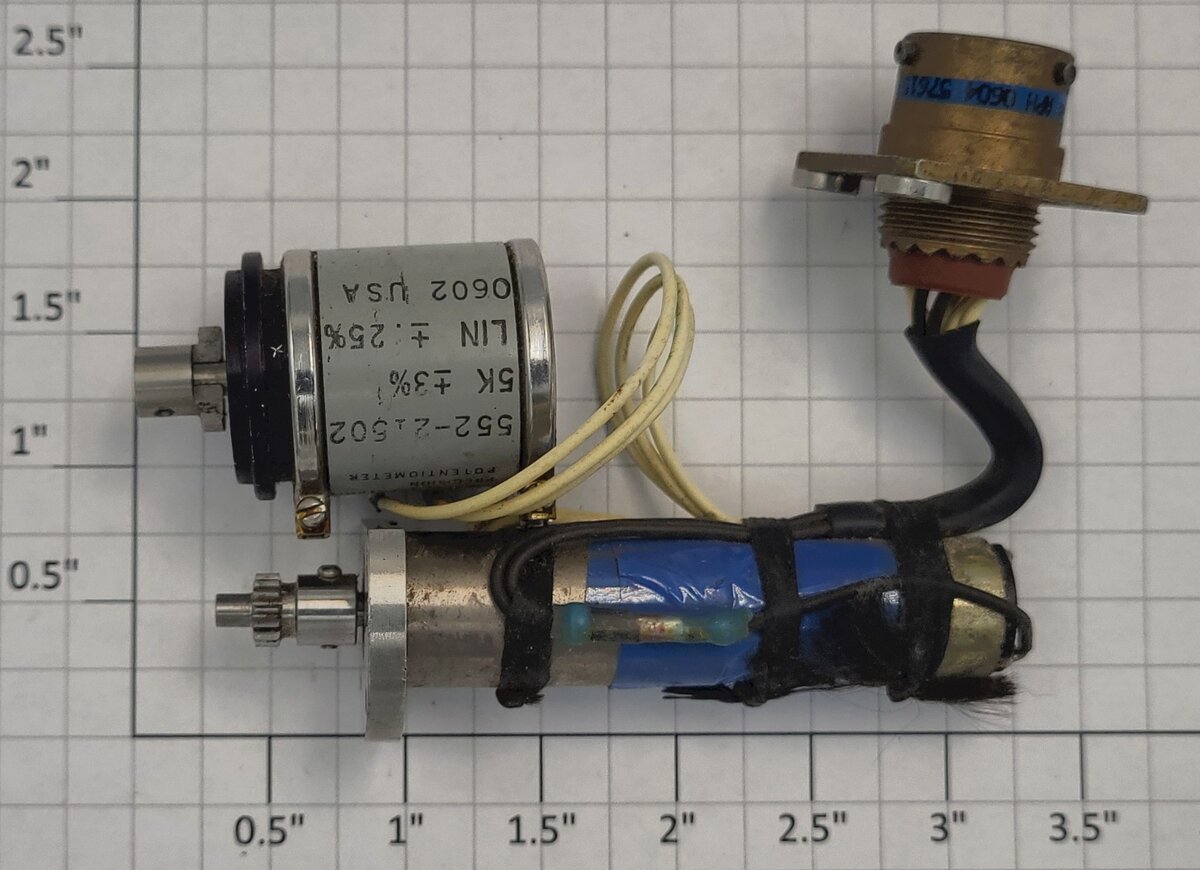Faulhaber 1331T024S 20 Volt DC Can Motor with Potentiometer and Connector