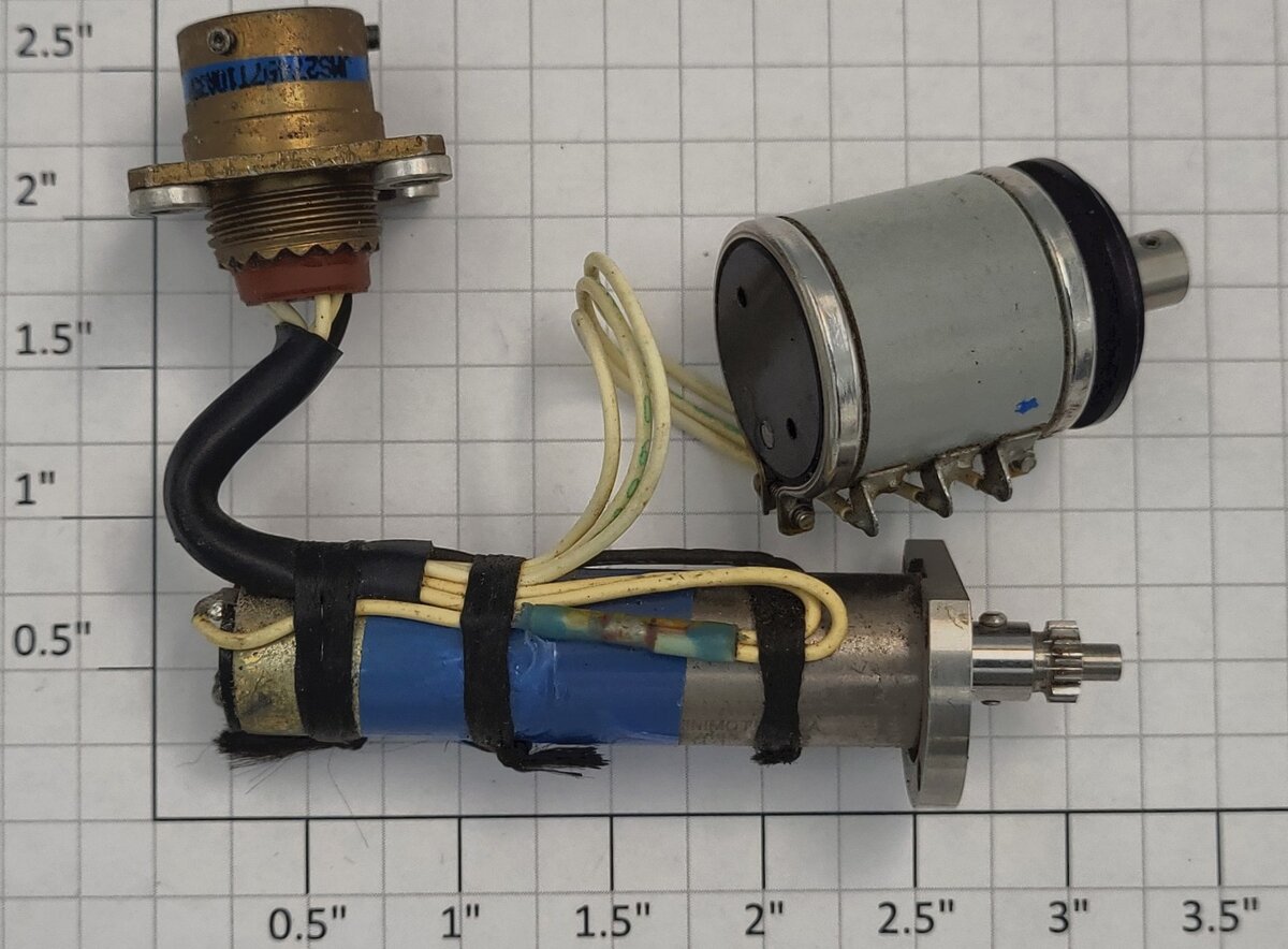 Faulhaber 1331T024S 20 Volt DC Can Motor with Potentiometer and Connector