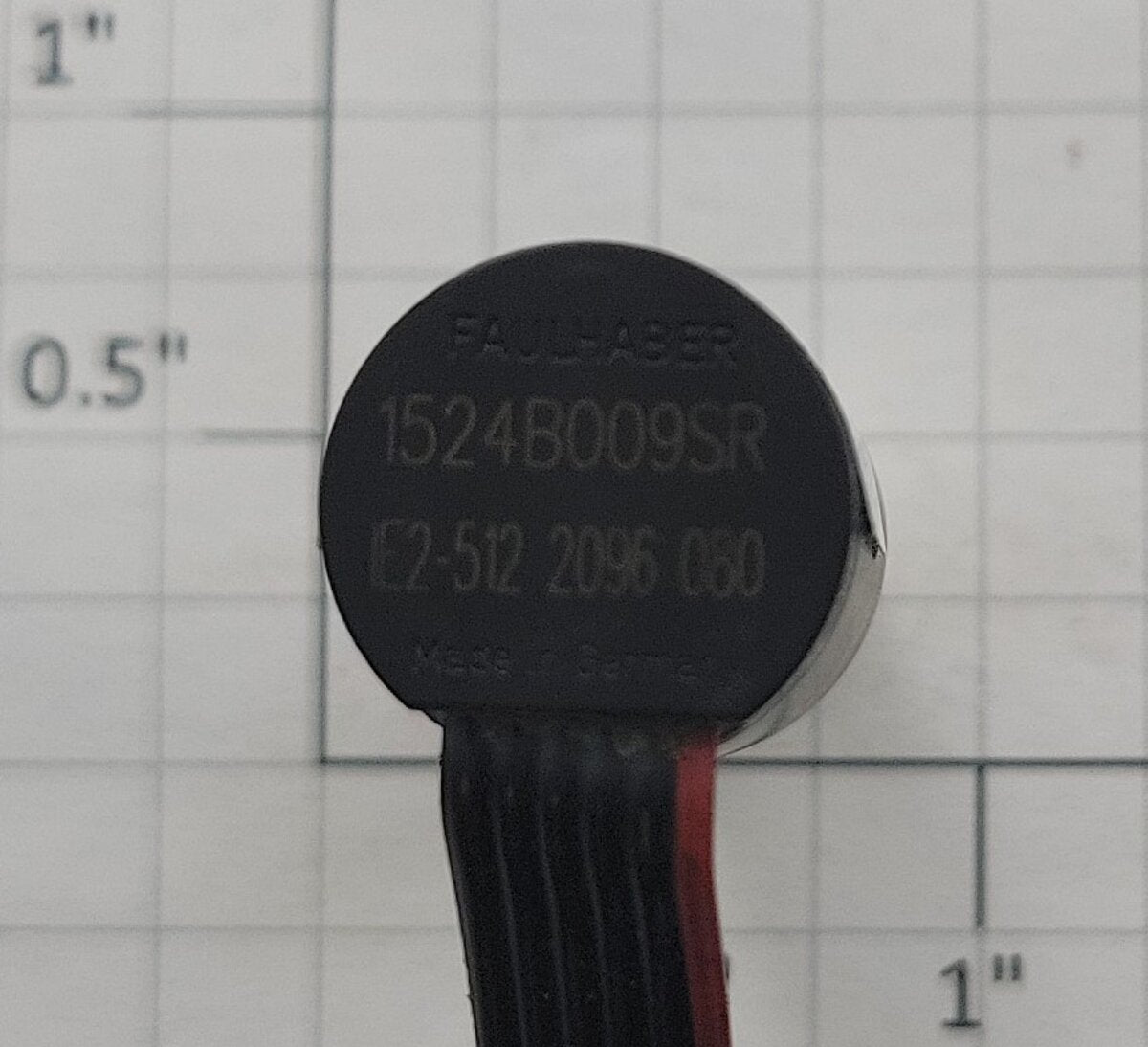 Faulhaber 1524B009SR 9-Volt DC Can Motor with Wire and 5mm Pinion Gear