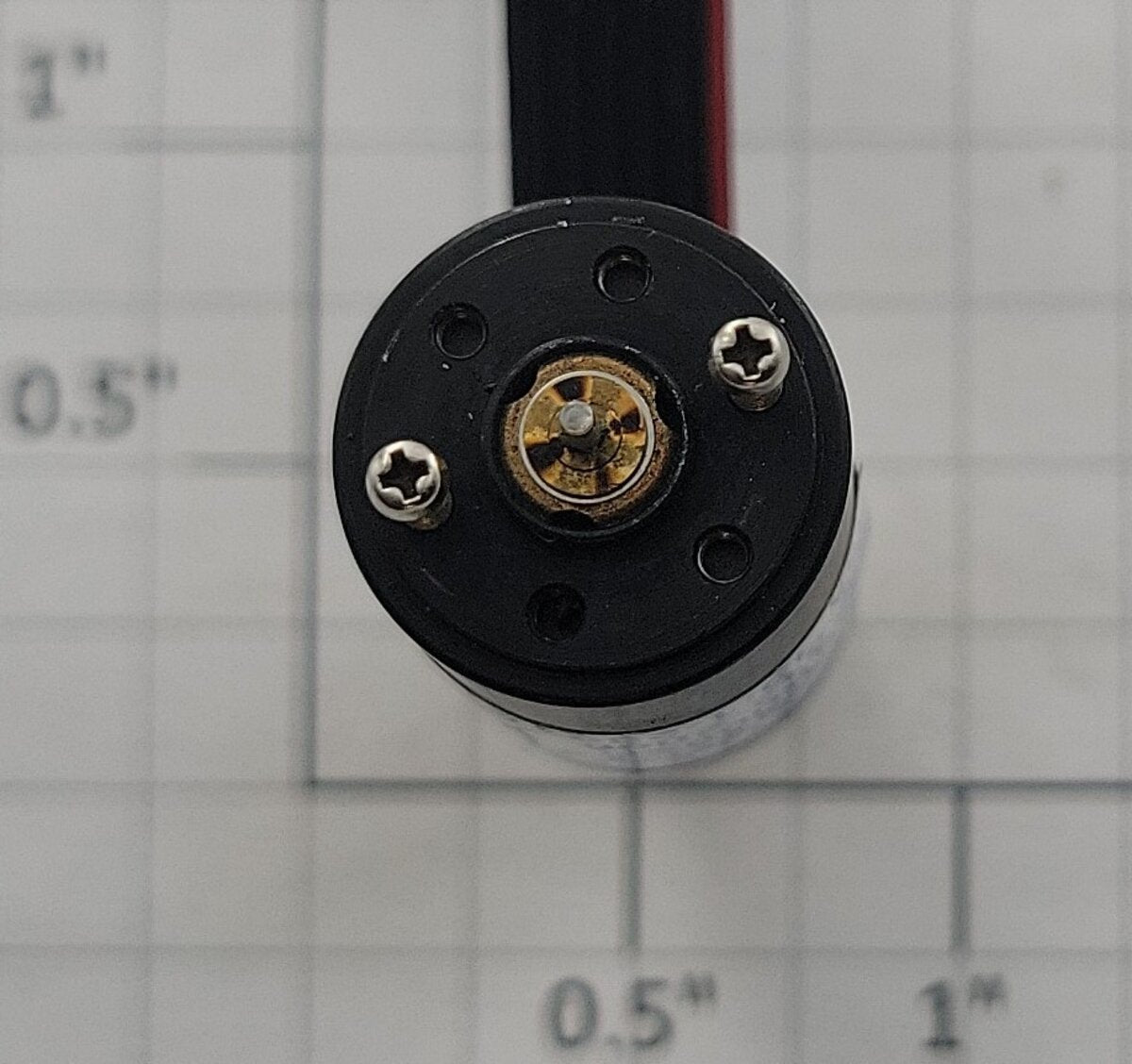 Faulhaber 1524B009SR 9-Volt DC Can Motor with Wire and 5mm Pinion Gear