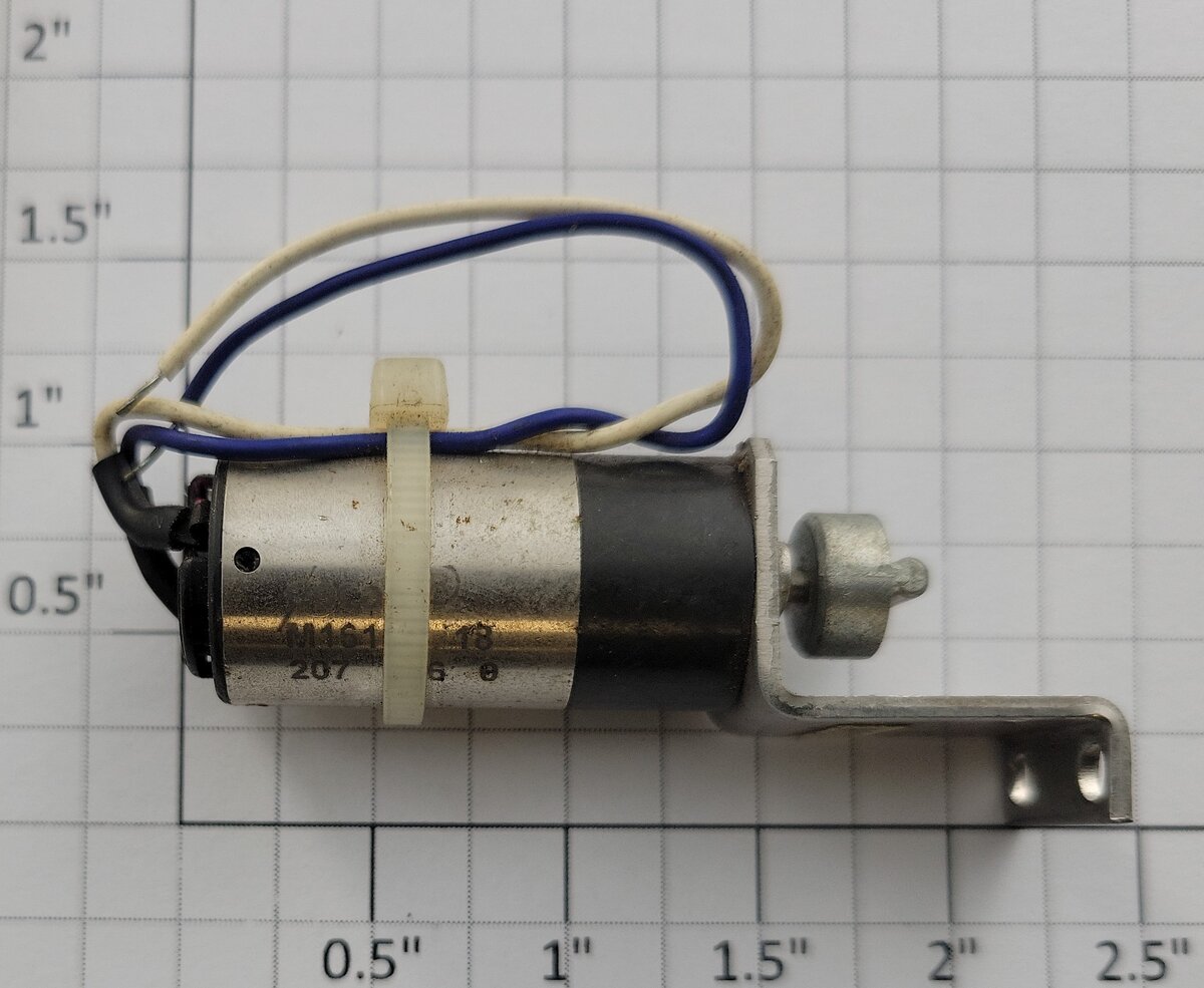 Escap M1616C-18 18-Volt DC Can Motor with Wire, Plug and Gearbox