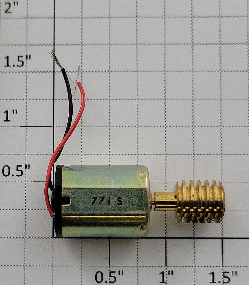 Acme 7715 6-Volt DC Can Motor with 9.5mm Worm Gear